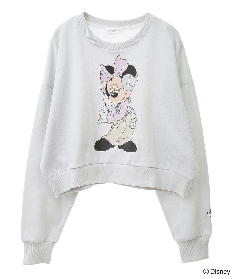 Green Parks「ミッキー＆フレンズ/ラメ裏毛ショートプルオーバー」|スウェット・ジャージ|