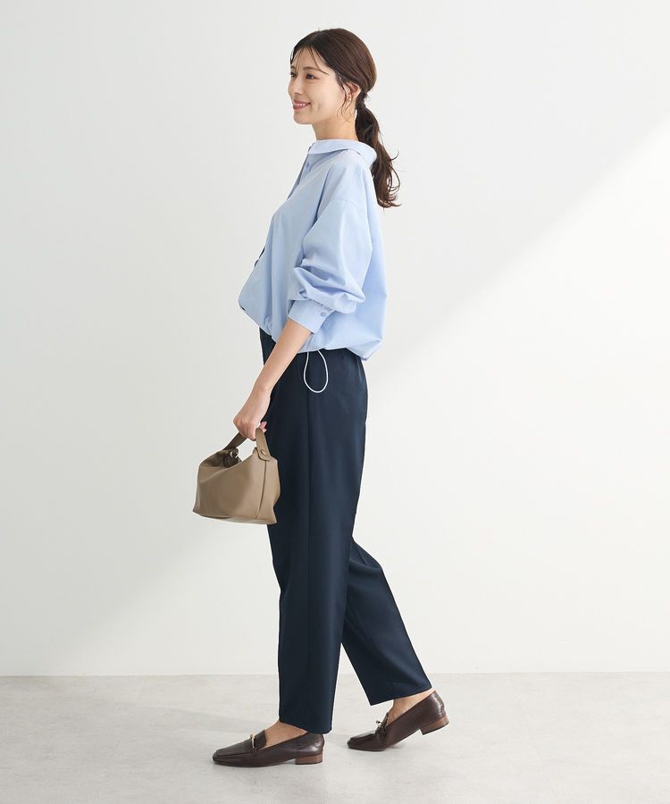 Green Parks「イージーケア裾ドロストシャツ」|シャツ・ブラウス|