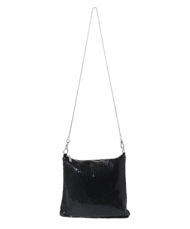 Green Parks「・QUON メタルメッシュチェーンショルダー」|ショルダー・メッセンジャー|Black