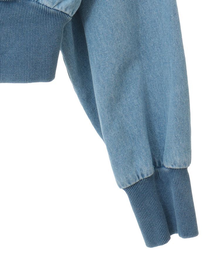 Green Parks「dazzlin 襟付きデニムショートzipブルゾン」|ブルゾン・スタジャン|