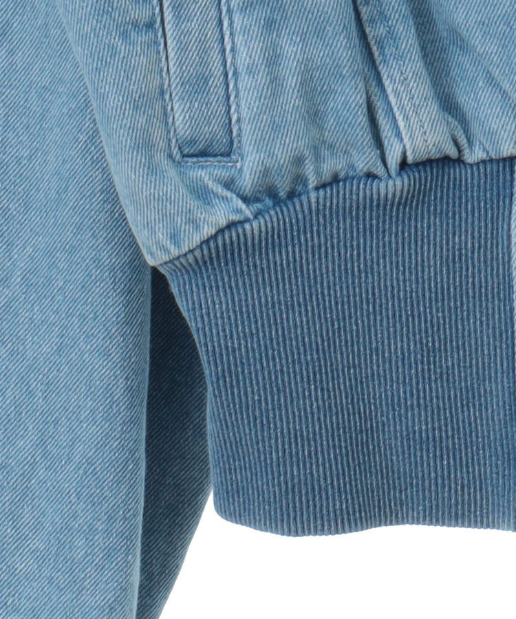 Green Parks「dazzlin 襟付きデニムショートzipブルゾン」|ブルゾン・スタジャン|