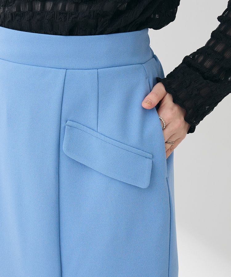 Green Parks「きれいシルエット フラップ付きナロースカート」|スカート|