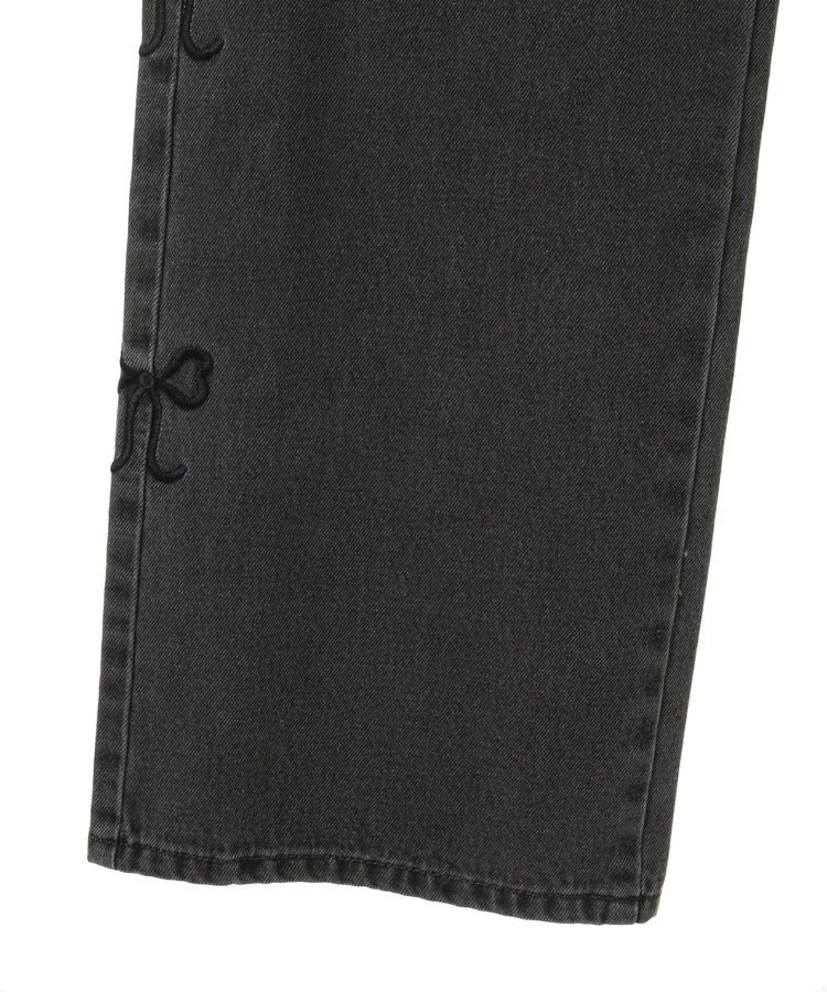 Green Parks「・DOUBLE FLAGS サイドリボン刺繍デニム」|デニム|