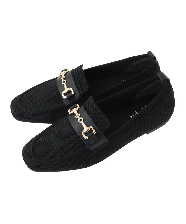 Green Parks「・richblue ニットローファ-」|ローファー|