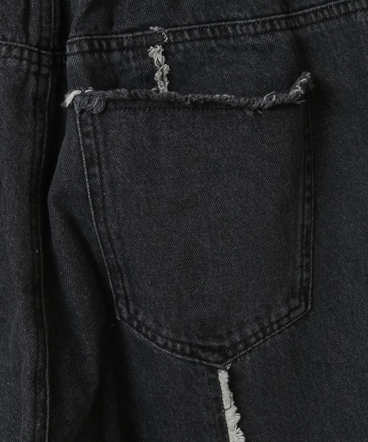 Green Parks「・DOUBLE FLAGS センターフリンジラインデニム」|デニム|