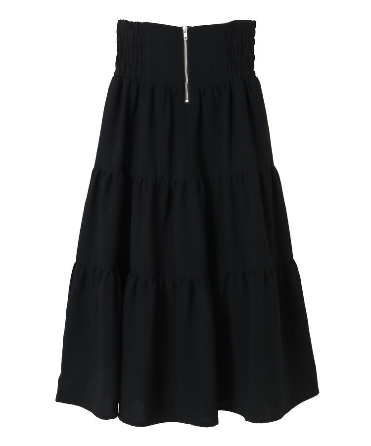 Green Parks「・ELENCARE DUE リネンライクティアードスカート」|フレア|