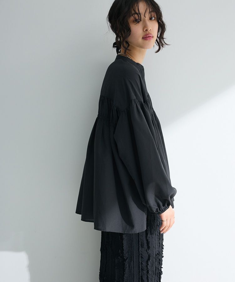 armonia「シャーリングスキッパーシャツ」|シャツ・ブラウス|