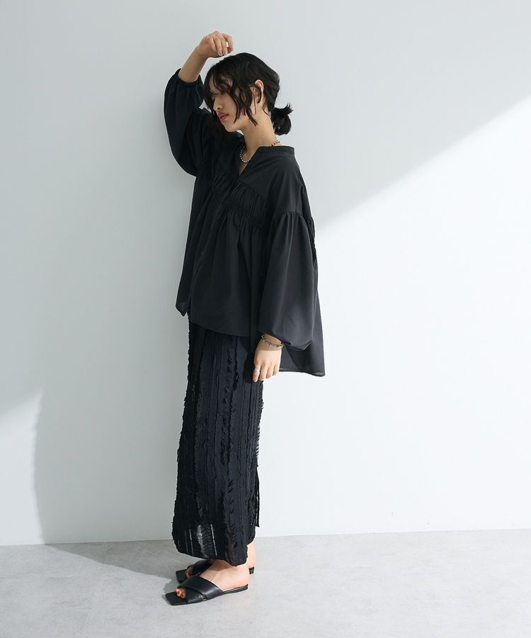 armonia「シャーリングスキッパーシャツ」|シャツ・ブラウス|