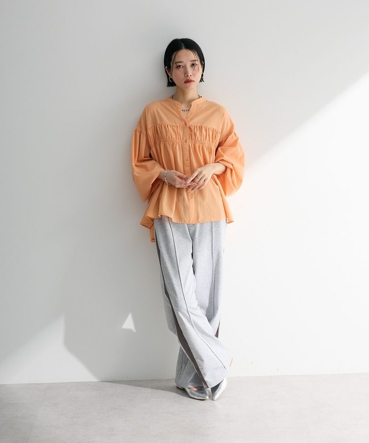 armonia「シャーリングスキッパーシャツ」|シャツ・ブラウス|