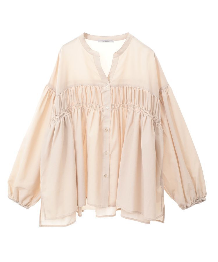 armonia「シャーリングスキッパーシャツ」|シャツ・ブラウス|