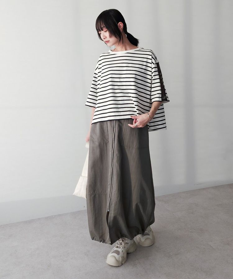 Green Parks「今年っぽチュールドッキングプルオーバー」|Tシャツ・カットソー|