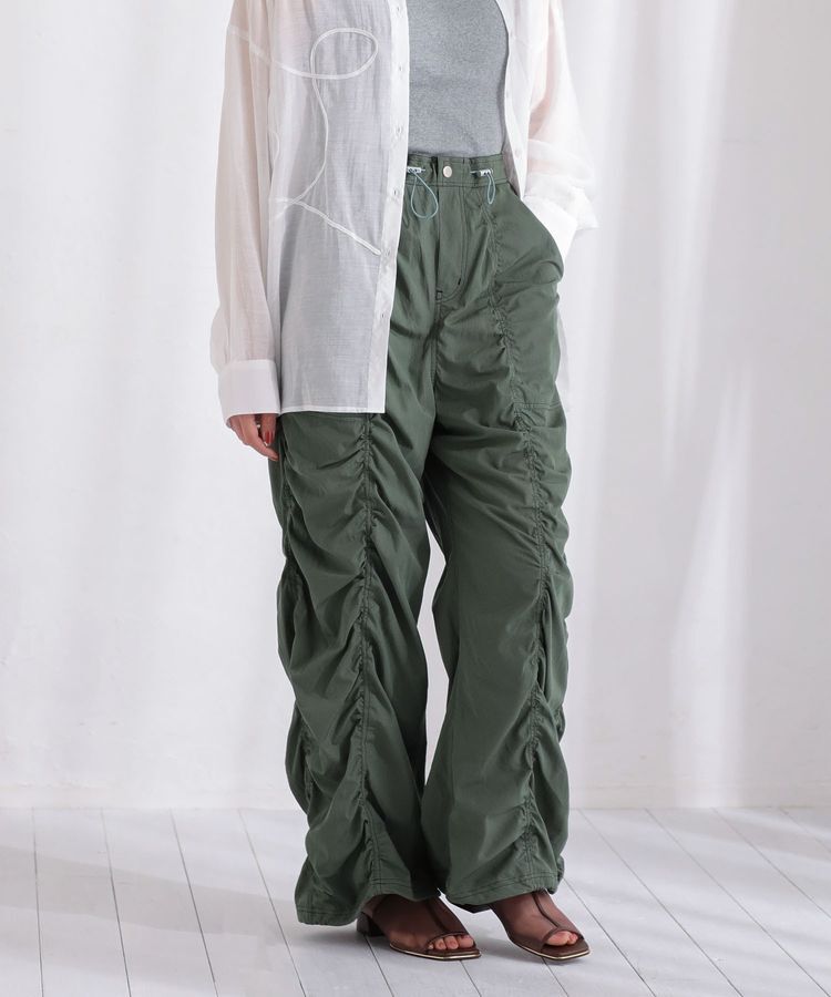 Green Parks「・SUGAR SPOON 配色stギャザーパンツ」|その他|Green