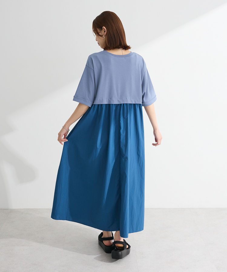 Green Parks「ナイロンドッキングロゴワンピース」|ワンピース|