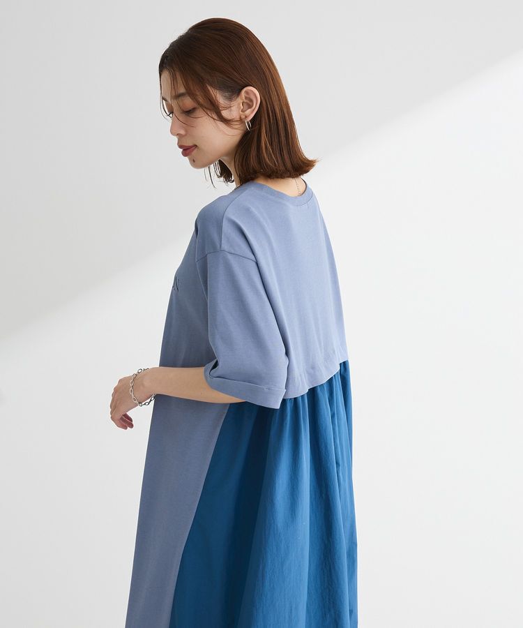 Green Parks「ナイロンドッキングロゴワンピース」|ワンピース|