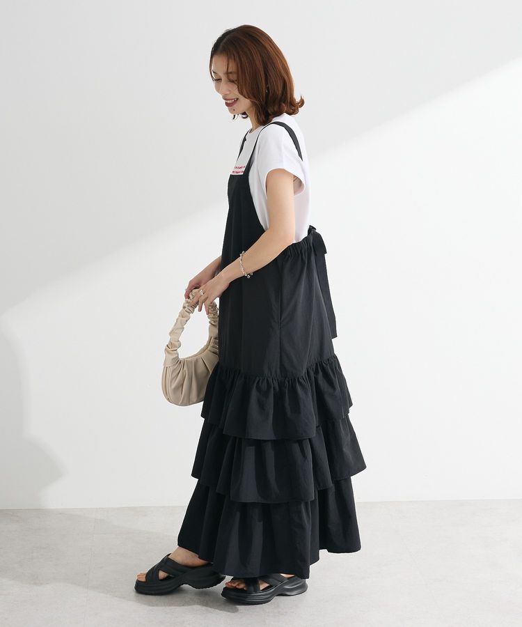 Green Parks「・ELENCARE DUE ティアードサロペット」|オールインワン|
