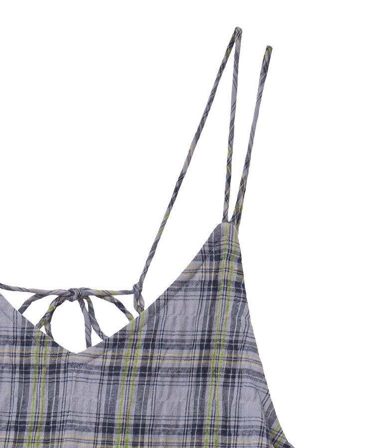 Green Parks「インド綿 ボリュームキャミワンピース」|ワンピース|