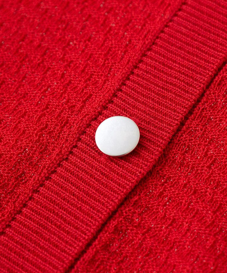 Green Parks「スキッパー半袖ニットカーディガン」|カーディガン|