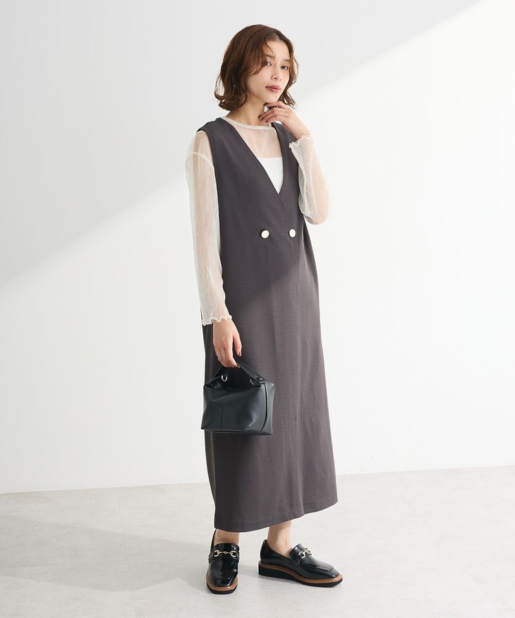 Green Parks「ジャケット風ジャンパースカート」|ジャンパースカート|