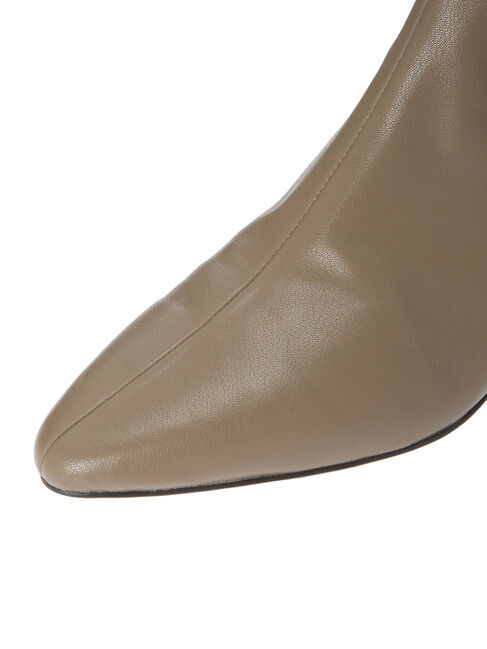 YECCA VECCA「ストレッチミドル丈ブーツ」|ショートブーツ|