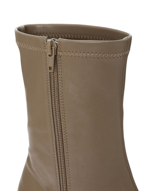 YECCA VECCA「ストレッチミドル丈ブーツ」|ショートブーツ|