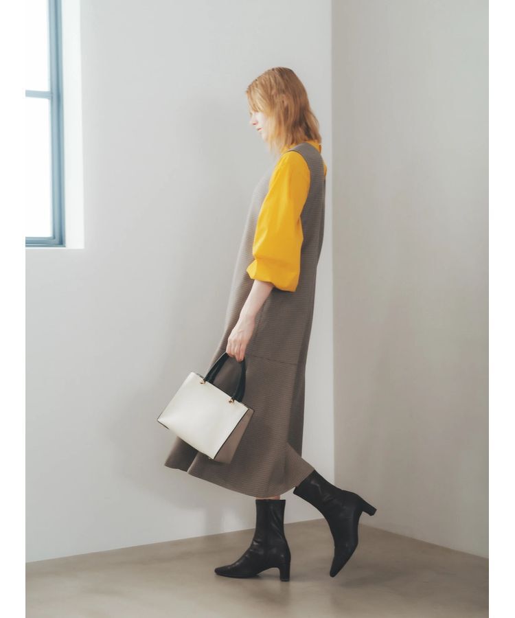 YECCA VECCA「ストレッチミドル丈ブーツ」|ショートブーツ|