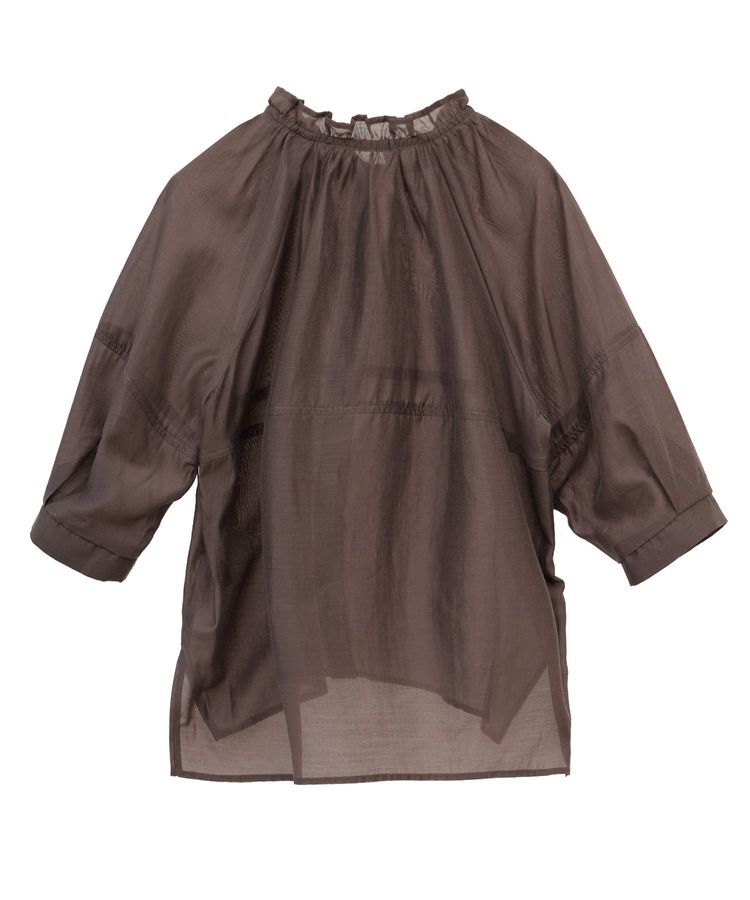 YECCA VECCA「<<追加>> バルーンスリーブシアーシャツ②」|シャツ・ブラウス|