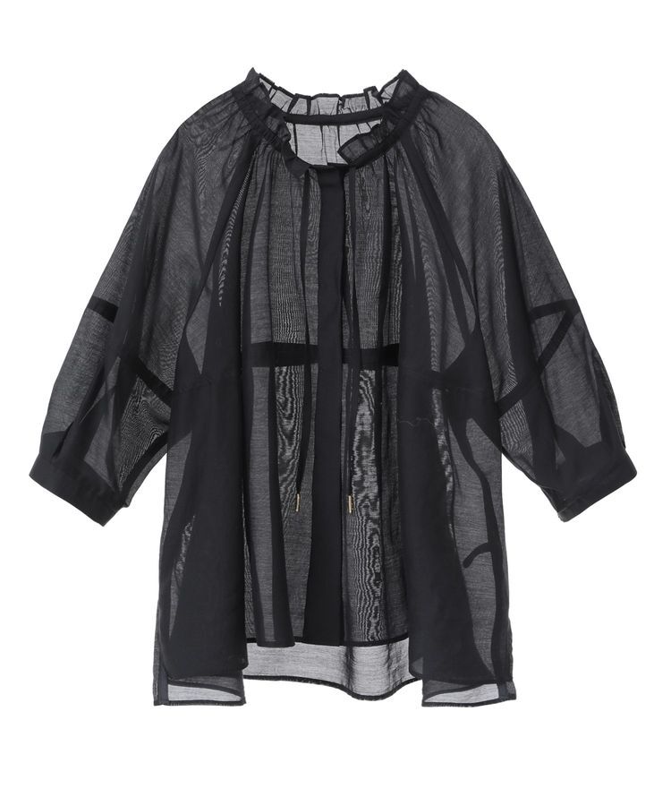 YECCA VECCA「<<追加>> バルーンスリーブシアーシャツ②」|シャツ・ブラウス|