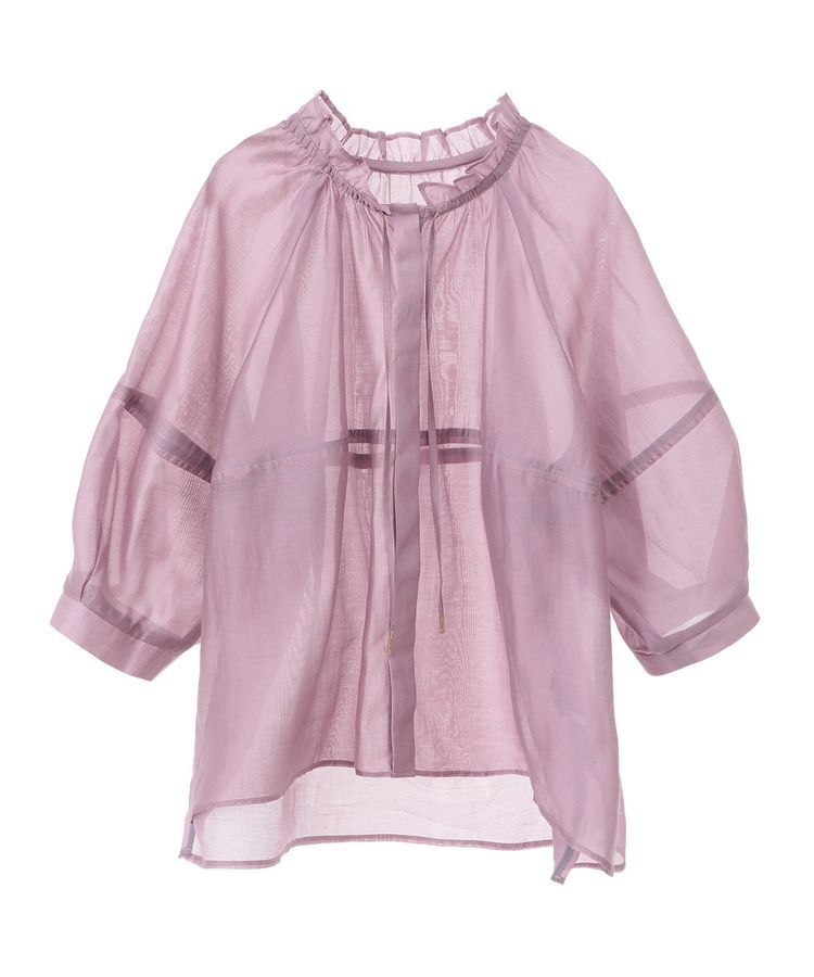 YECCA VECCA「<<追加>> バルーンスリーブシアーシャツ②」|シャツ・ブラウス|