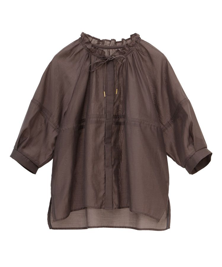 YECCA VECCA「<<追加>> バルーンスリーブシアーシャツ②」|シャツ・ブラウス|