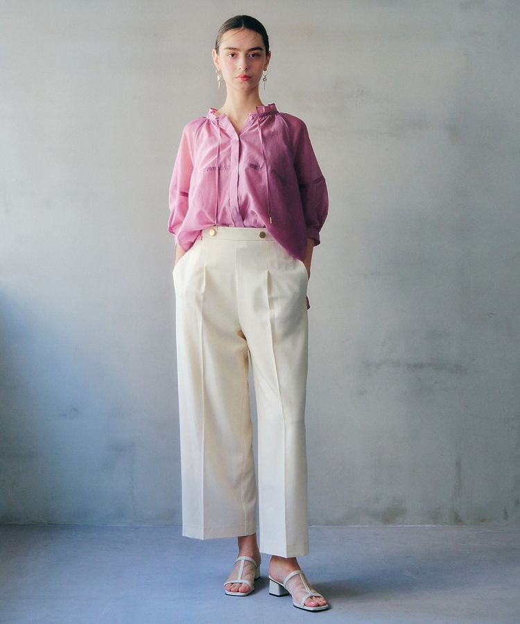 YECCA VECCA「<<追加>> バルーンスリーブシアーシャツ②」|シャツ・ブラウス|