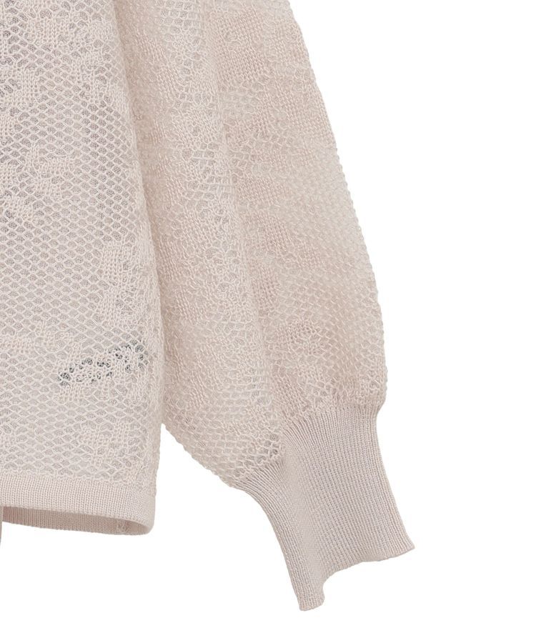 YECCA VECCA「【2点SET】インナーセットレース柄カーディガン」|カーディガン|