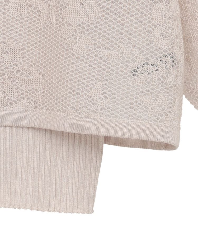 YECCA VECCA「【2点SET】インナーセットレース柄カーディガン」|カーディガン|