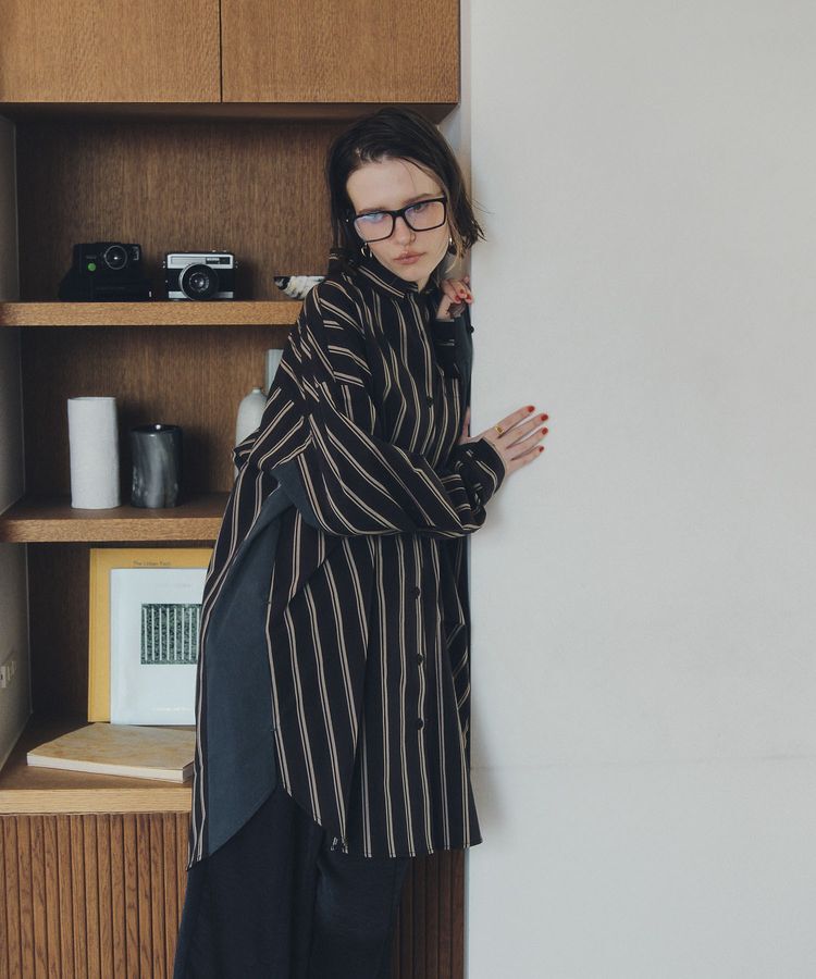 Editt by YECCA VECCA「2way袖デザインロングシャツ」|シャツ・ブラウス|