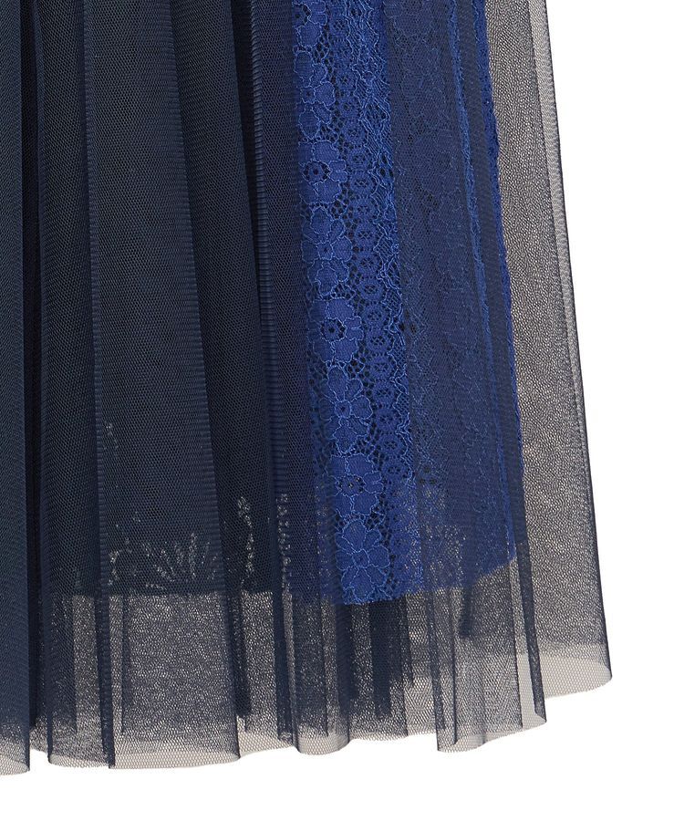 Editt by YECCA VECCA「【archive】レースブロッキングチュールスカート」|フレア|