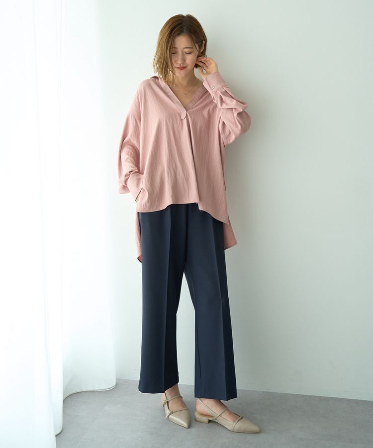 YECCA VECCA「スキッパーオーバーシャツ」|シャツ・ブラウス|