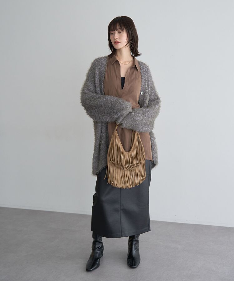 YECCA VECCA「スキッパーオーバーシャツ」|シャツ・ブラウス|