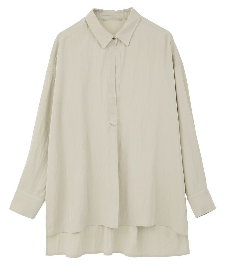 YECCA VECCA「スキッパーオーバーシャツ」|シャツ・ブラウス|