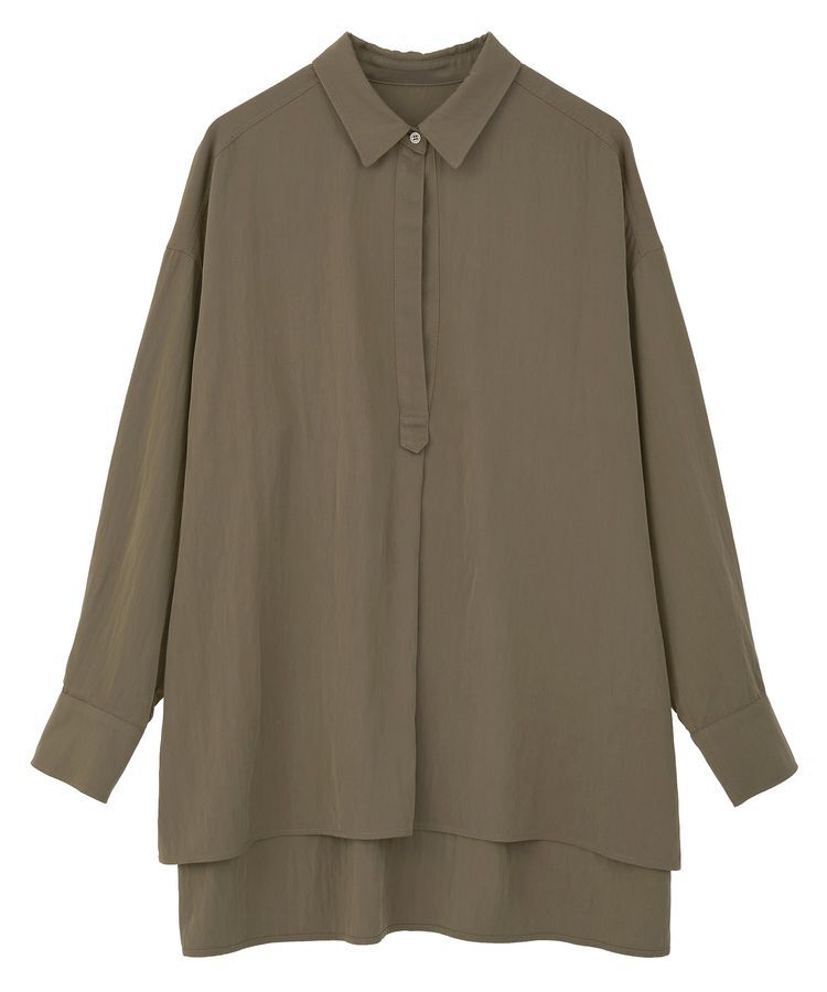 YECCA VECCA「スキッパーオーバーシャツ」|シャツ・ブラウス|