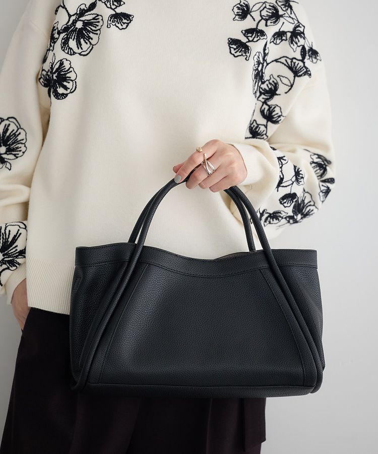 YECCA VECCA「【cache cache】ハンドルシュリンクトート」|トートバッグ|