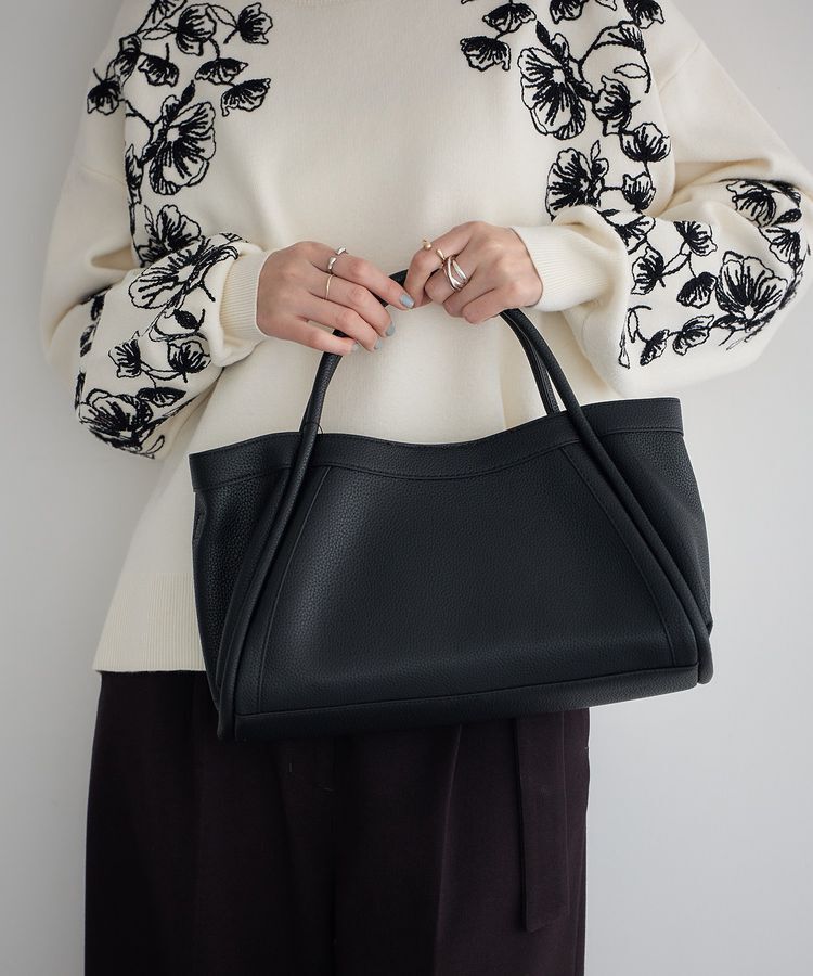 YECCA VECCA「【cache cache】ハンドルシュリンクトート」|トートバッグ|