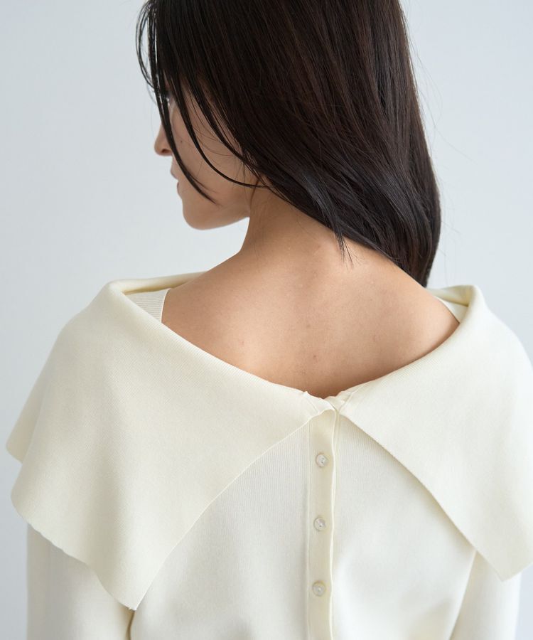 YECCA VECCA「2wayオフショルカラーカーディガン」|カーディガン|