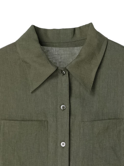 GARAGE OF GOOD CLOTHING「フレンチリネンハーフスリーブシャツ」|シャツ・ブラウス|