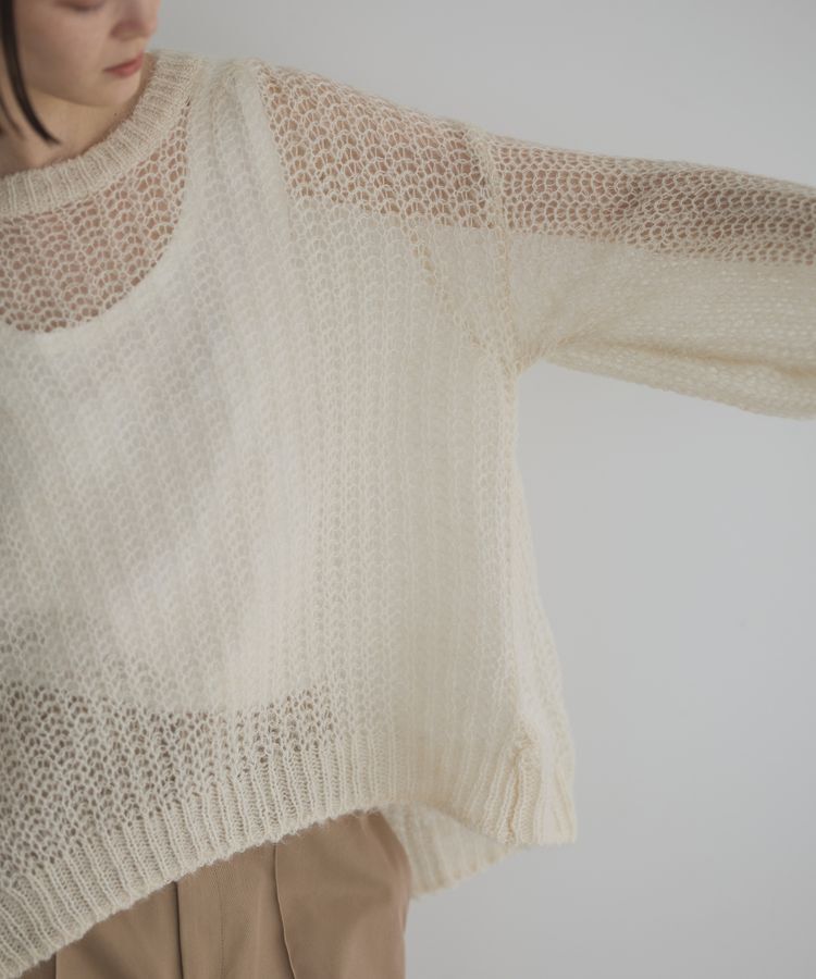 GARAGE OF GOOD CLOTHING「モヘアシアーニットプルオーバー/24AW」|ニット・セーター|