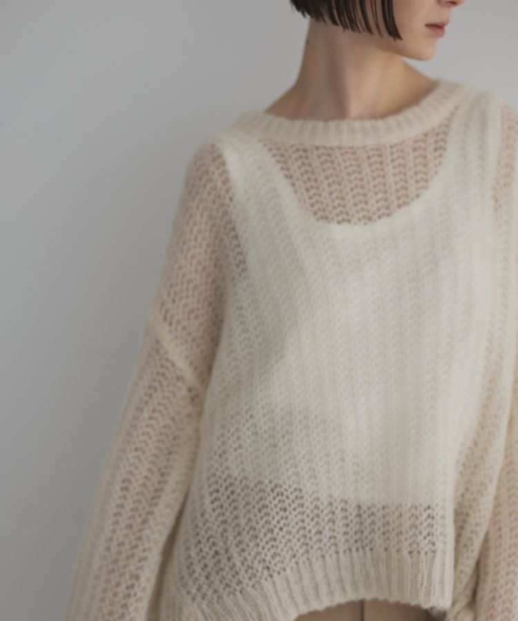 GARAGE OF GOOD CLOTHING「モヘアシアーニットプルオーバー/24AW」|ニット・セーター|