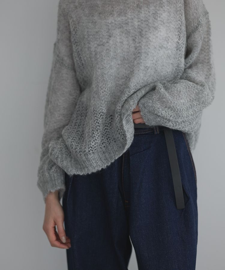 GARAGE OF GOOD CLOTHING「モヘアシアーニットプルオーバー/24AW」|ニット・セーター|