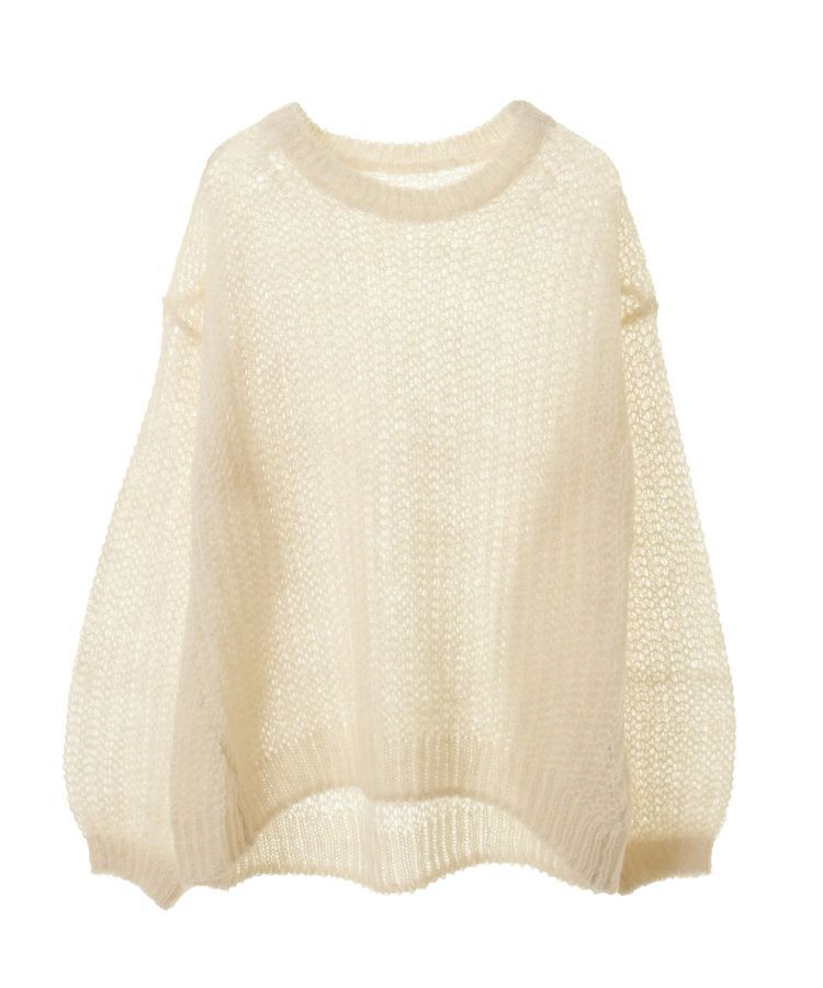 GARAGE OF GOOD CLOTHING「モヘアシアーニットプルオーバー/24AW」|ニット・セーター|