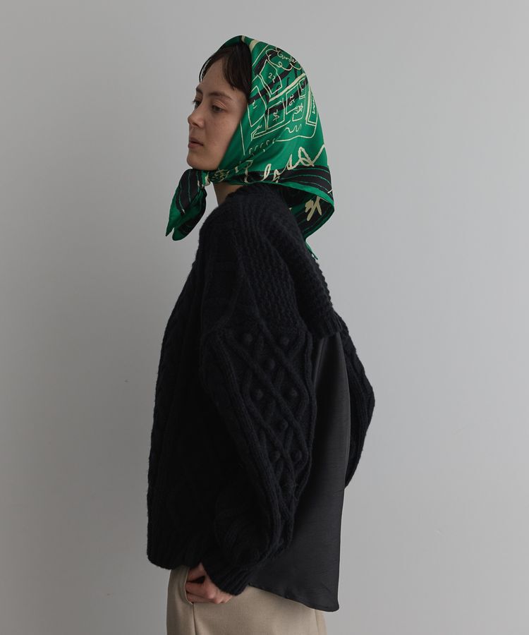 GARAGE OF GOOD CLOTHING「【TORRAZZO DONNA】ケーブルニット&times;ブラウス」|ニット・セーター|