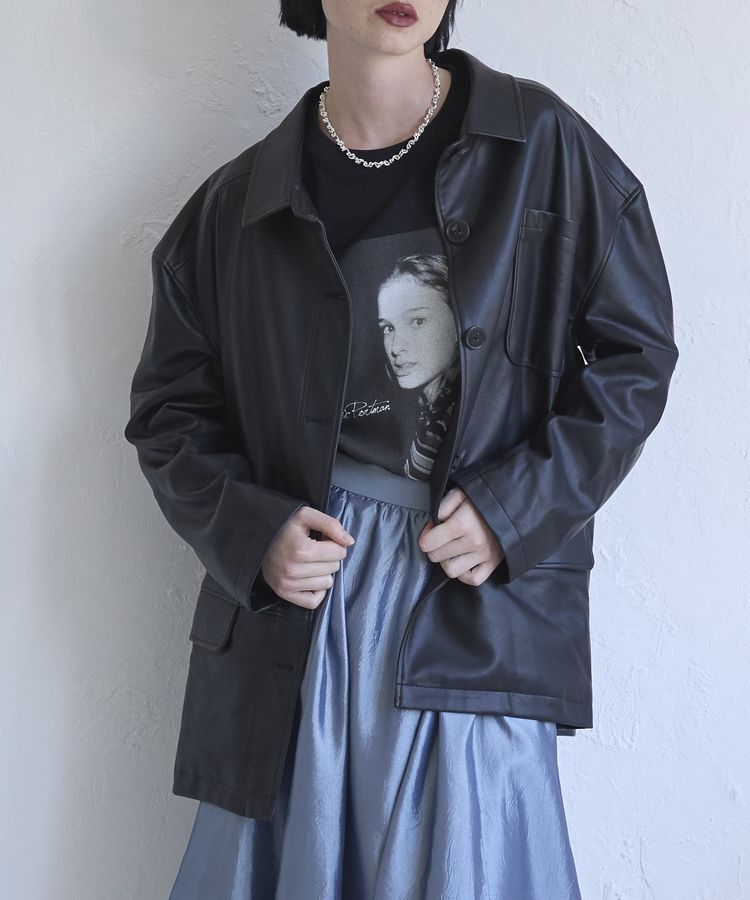 GARAGE OF GOOD CLOTHING「合皮ジャケット」|テーラードジャケット|