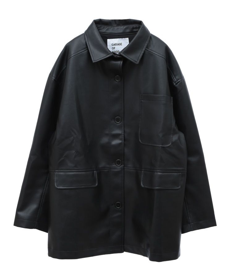 GARAGE OF GOOD CLOTHING「合皮ジャケット」|テーラードジャケット|