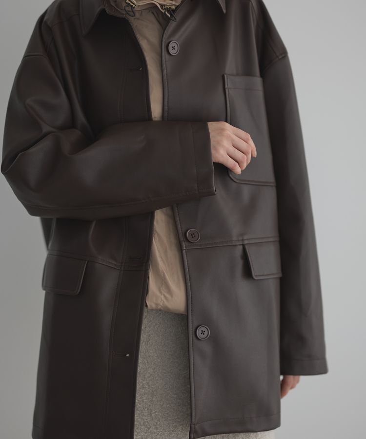 GARAGE OF GOOD CLOTHING「合皮ジャケット」|テーラードジャケット|